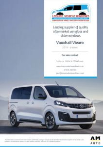 Vauxhall Vivaro 2019 Van Window Brocure